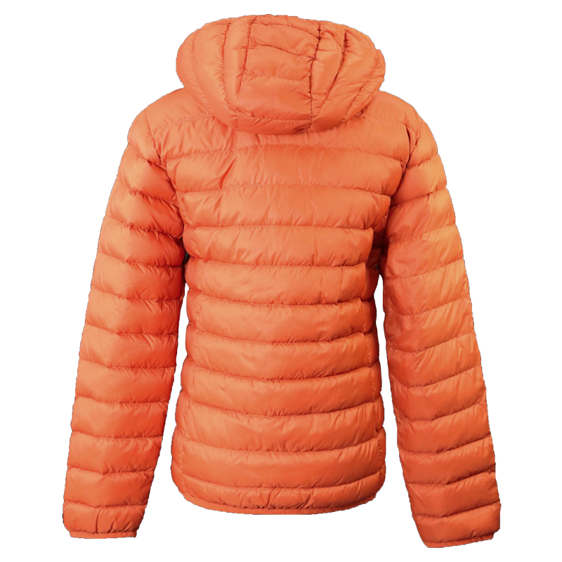 Channel fabric pure color womens packable down jacket